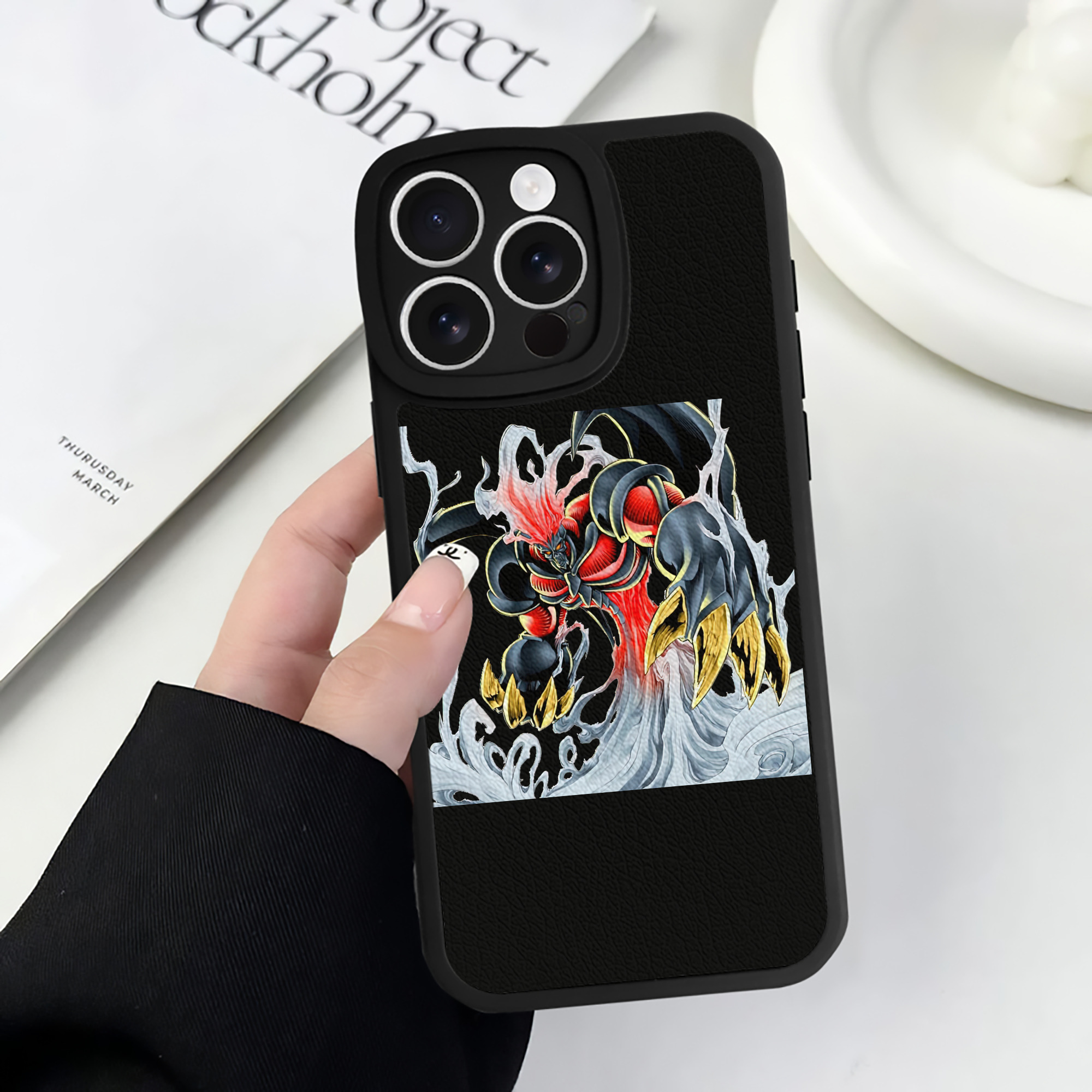 遊☆戯☆王 Yu-Gi-Oh! 【iPhone 16シリーズ対応】シリコンスマホケース（レザー調） 材質：シリコン